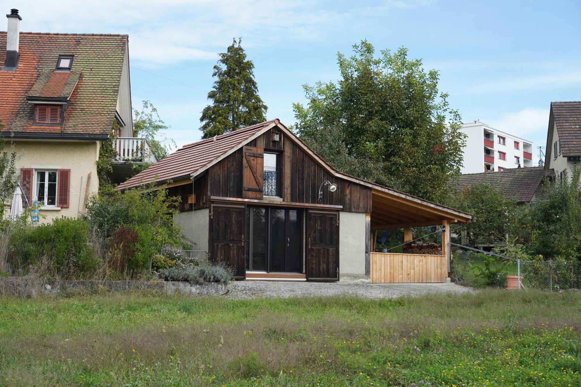 Tiny House Chez Claudine - Relaxen, Workspace, Naehe Thermen, Netflix, Free Parking & Wifi Brugg  Exterior photo