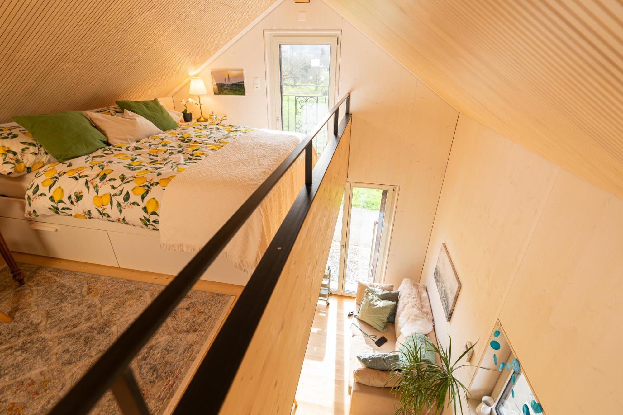 Tiny House Chez Claudine - Relaxen, Workspace, Naehe Thermen, Netflix, Free Parking & Wifi Brugg  Exterior photo